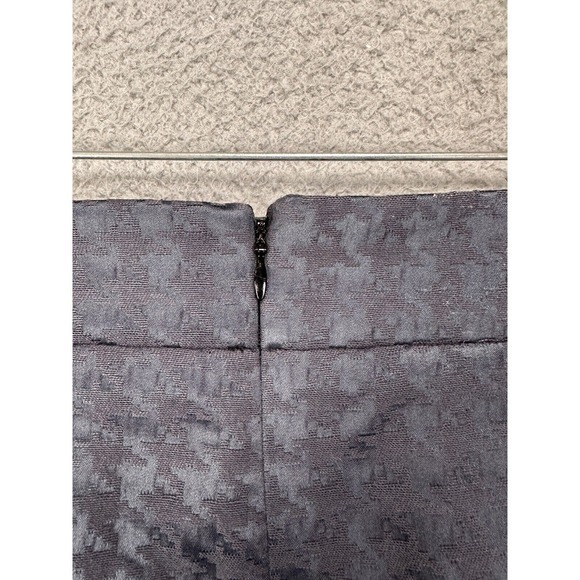 Holagen Skirt Womens 8 Petite Grey Houndstooth Pleated A-Line Ladies NEW - Picture 9 of 14